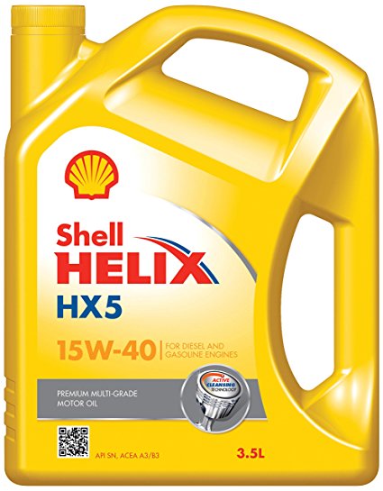 Shell Helix HX5 550039975 15W-40 API SN Premium Car Engine Oil (3.5 L)