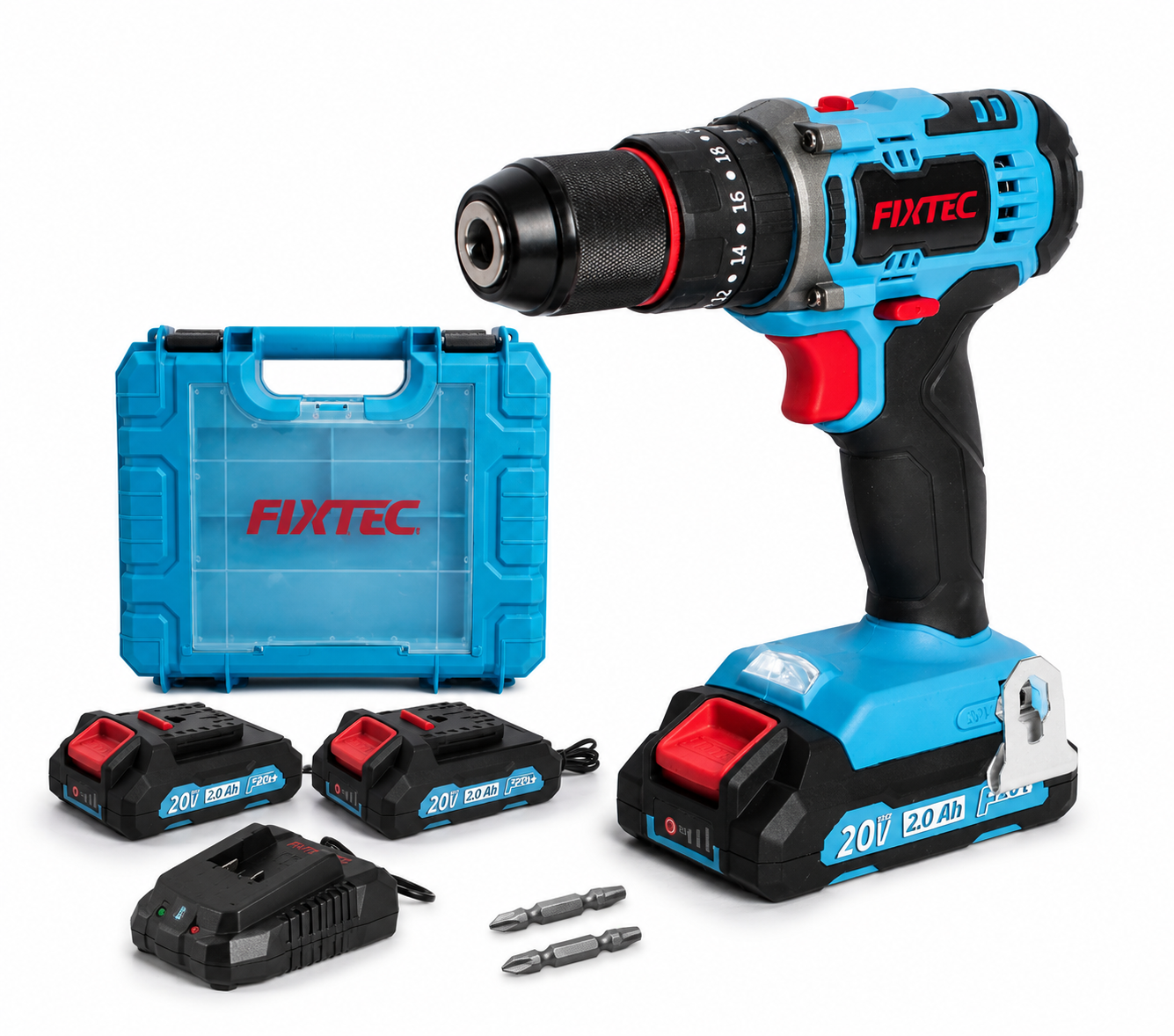 FIXTEC FCD2001X აკუმულატორული სახრახნისი 20V